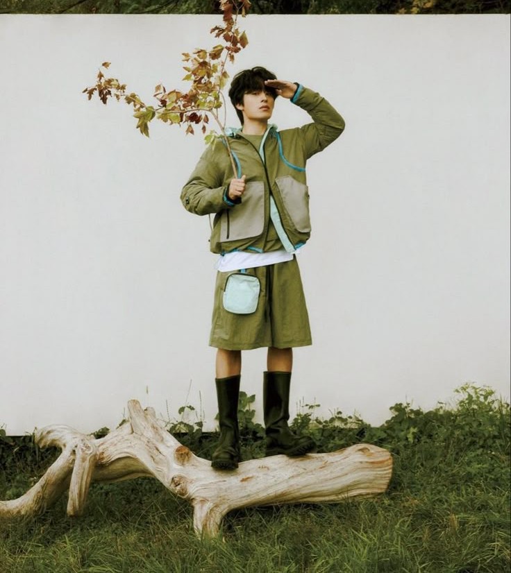 ensemble terre libre – kaki naturel